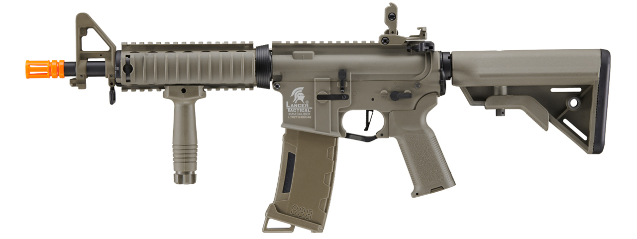 Lancer Tactical Gen 3 MK18 MOD 0 Field M4 Airsoft AEG Rifle (Color: Tan) - Click Image to Close