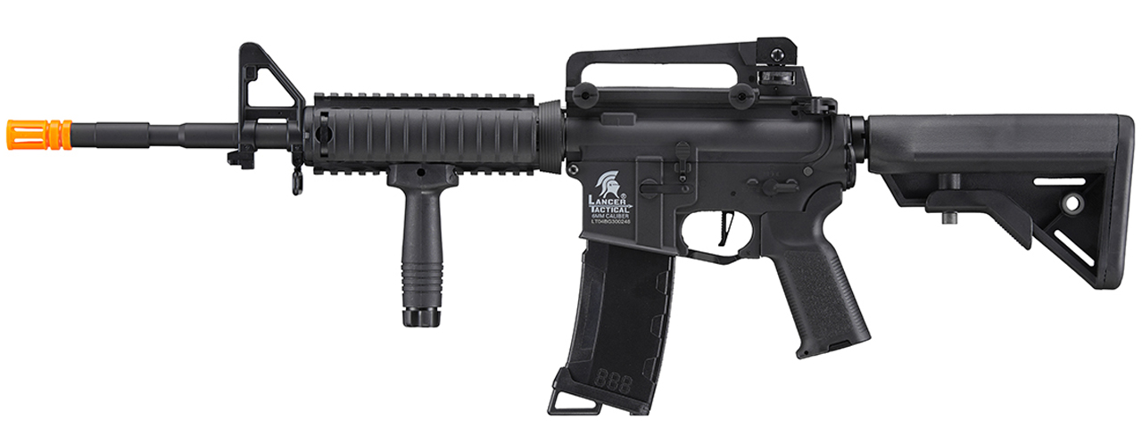 Lancer Tactical Gen 3 M4 SopMod Airsoft AEG Rifle (Color: Black) - Click Image to Close