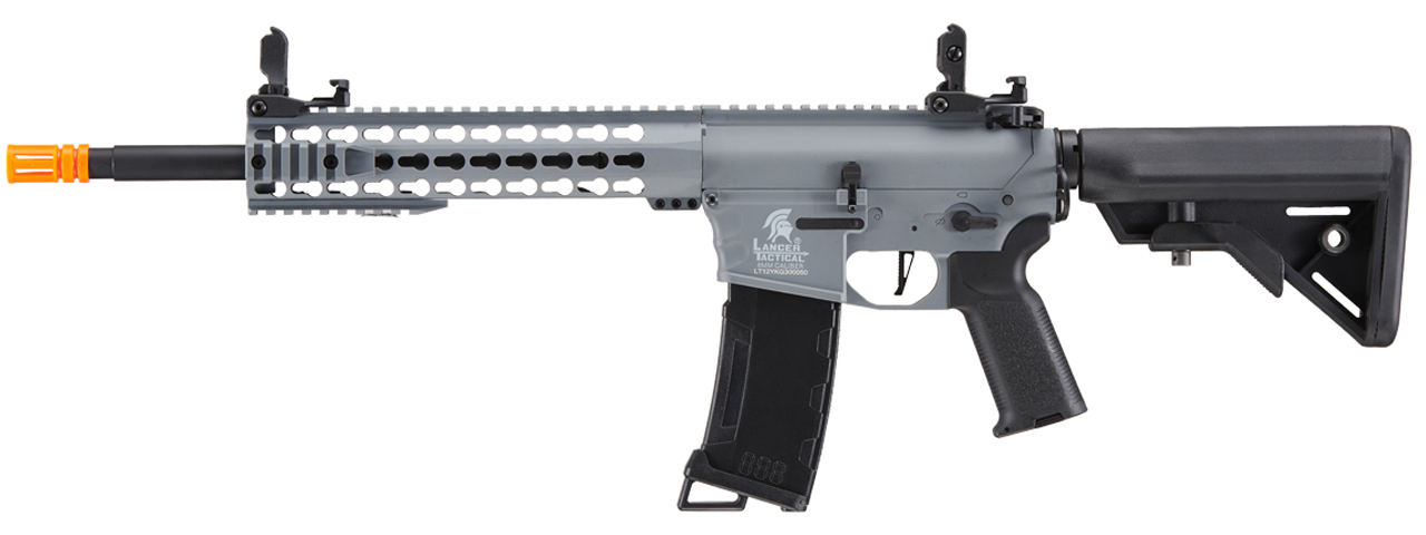 Lancer Tactical Gen 3 Keymod M4 Evo AEG Airsoft Rifle (Color: Gray) - Click Image to Close