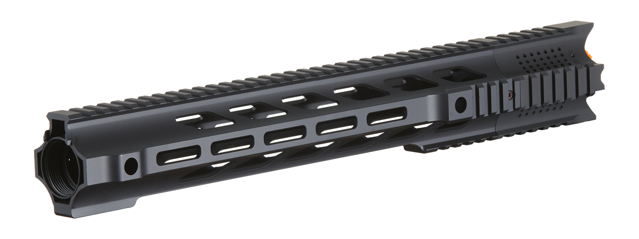 Lancer Tactical SPR Interceptor Aluminum Handguard Rail (Color: Black) - Click Image to Close