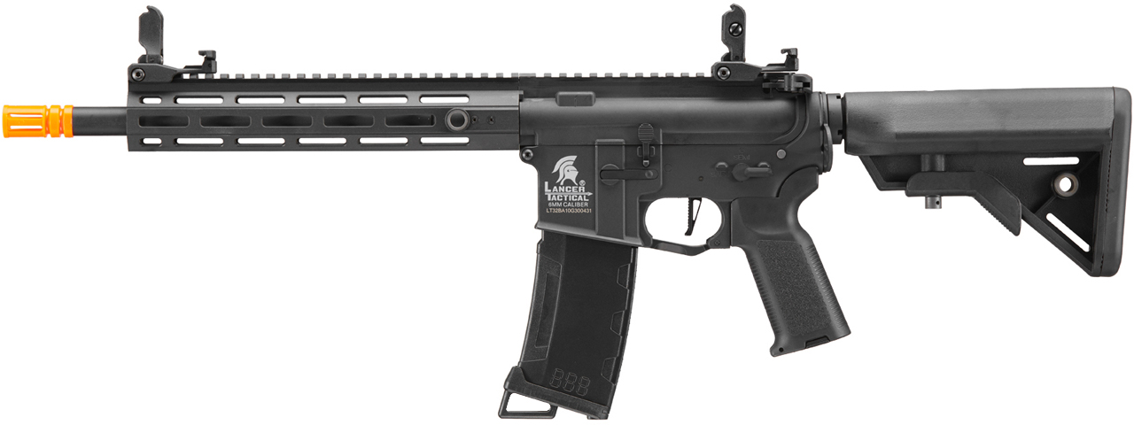 Lancer Tactical Gen 3 Hellion M-LOK 10" Airsoft M4 AEG (Color: Black) - Click Image to Close