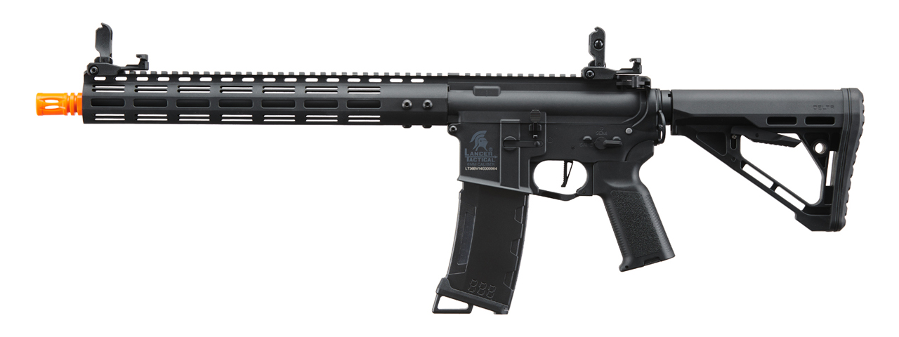 Lancer Tactical Gen 3 Archon 14" M-LOK M4 Airsoft Rifle w/ Delta Stock (Color: Black) - Click Image to Close