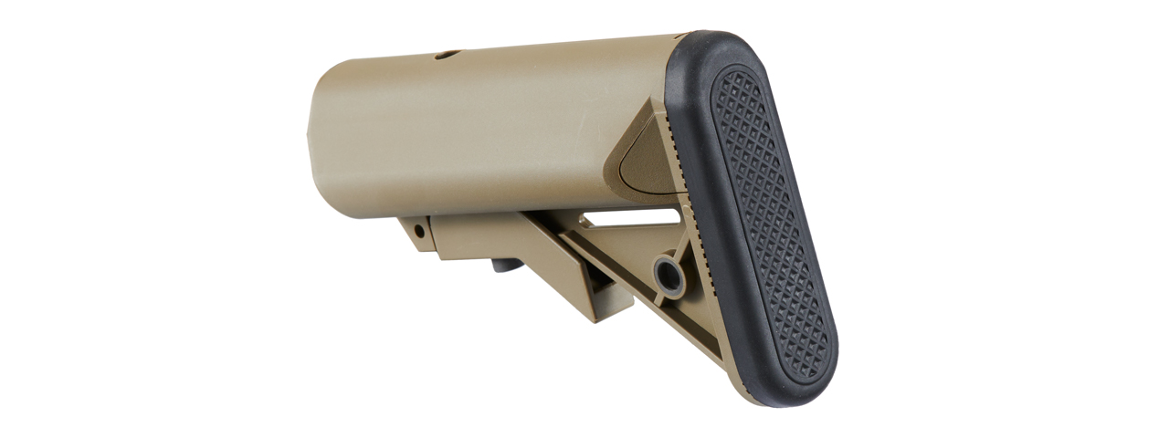 Lancer Tactical M4 GEN 2 Collapsible Crane Stock (Color: Tan) - Click Image to Close