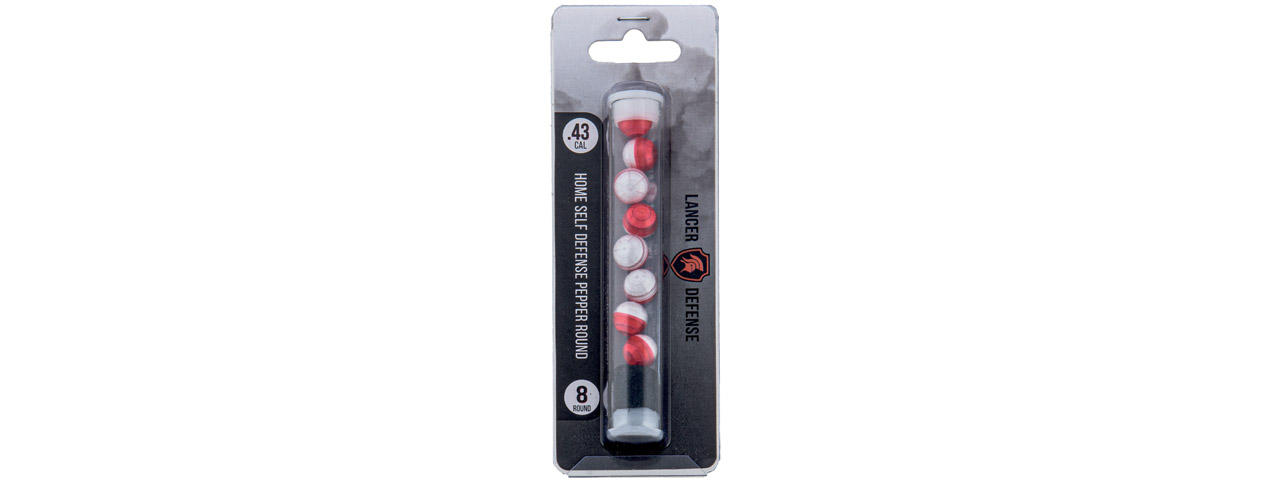 Lancer Defense .43 Cal Pepper Ball (Pack of 8) - Click Image to Close