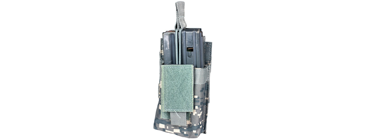 NcStar Vism Molle M4/M16 Single Rifle Magazine Pouch (Color: Digital Camo) - Click Image to Close