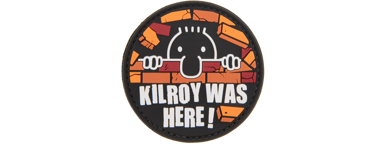 "Kilroy Was Here" PVC Patch - Click Image to Close