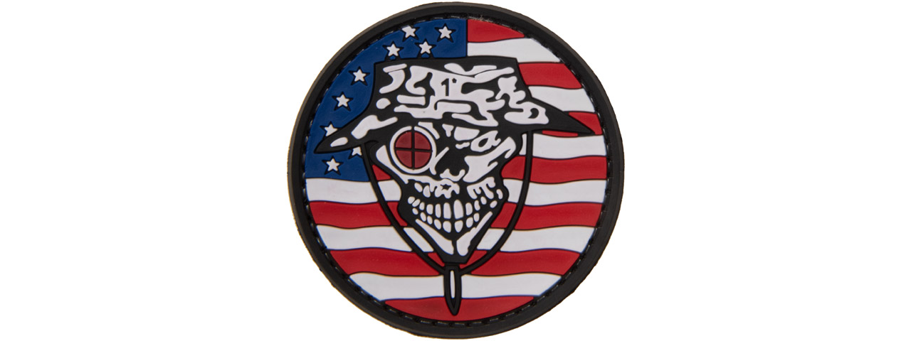 US Flag Sniper PVC Patch - Click Image to Close