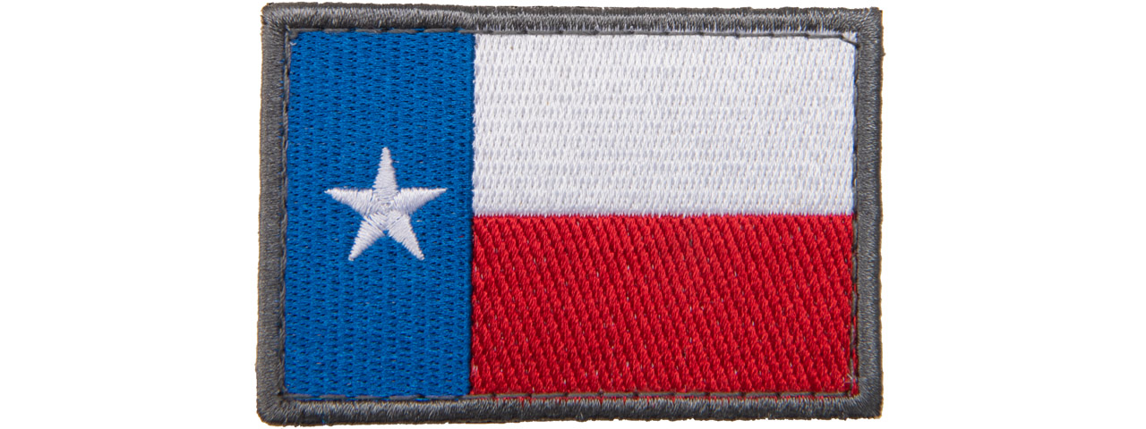 Embroidered Texas State Flag Patch (Full Colors) - Click Image to Close