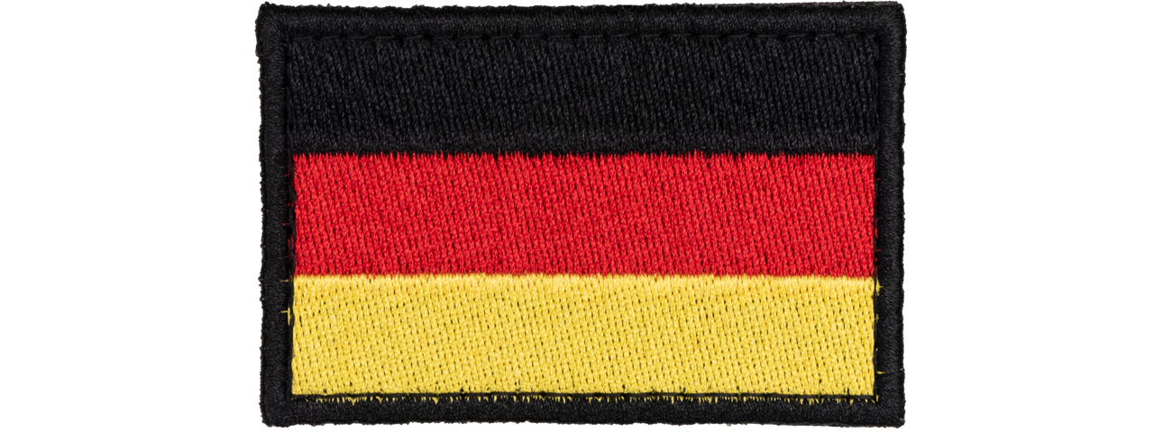 Embroidered German Flag Patch (Full Colors) - Click Image to Close