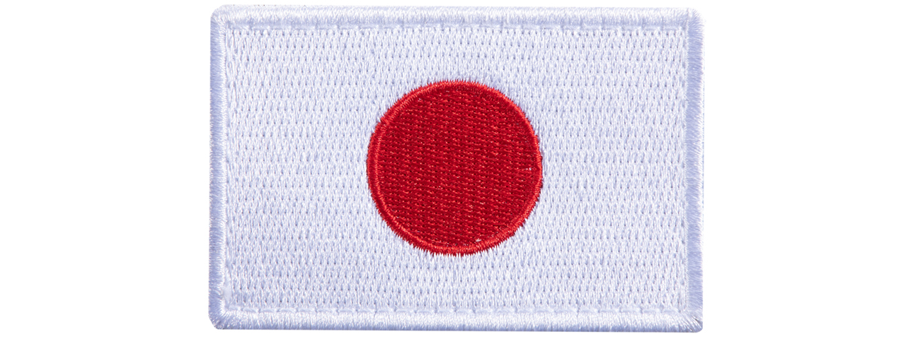 Embroidered Japan Flag Patch - Click Image to Close