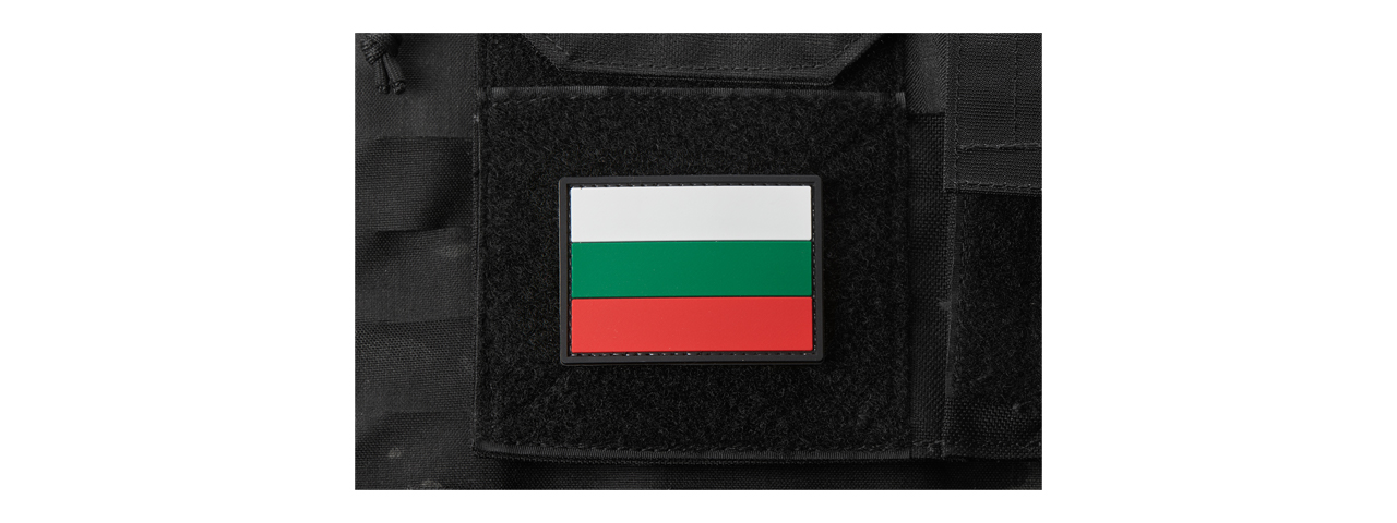 Bulgaria Flag PVC Morale Patch - Click Image to Close