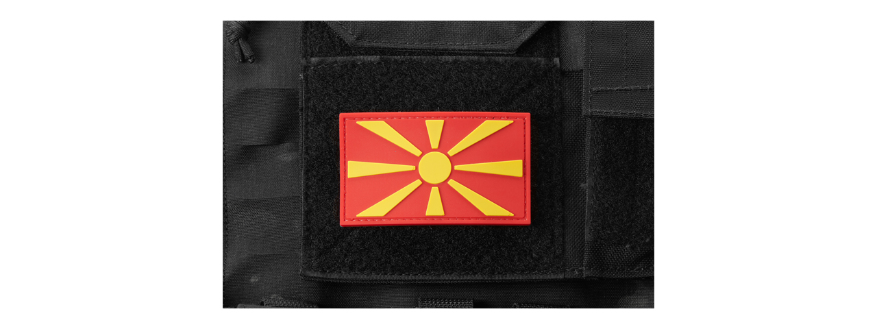 The Republic of North Macedonia PVC Morale Patch - Click Image to Close