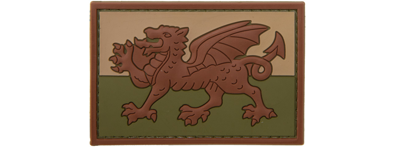 Welsh Dragon PVC Patch - Click Image to Close
