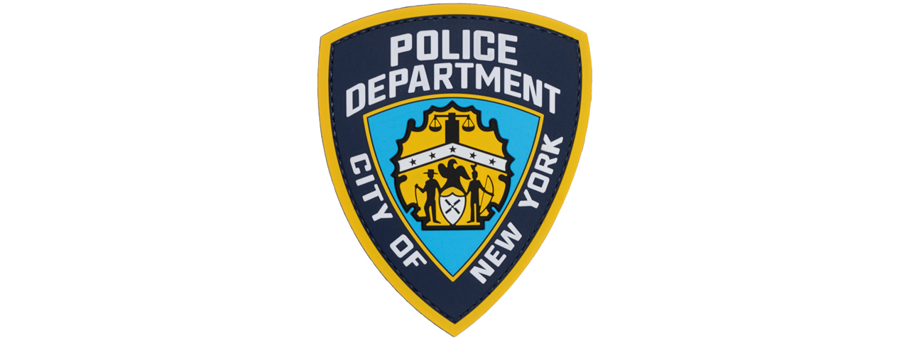 Police Department City of New York PVC Patch Full Color - Click Image to Close