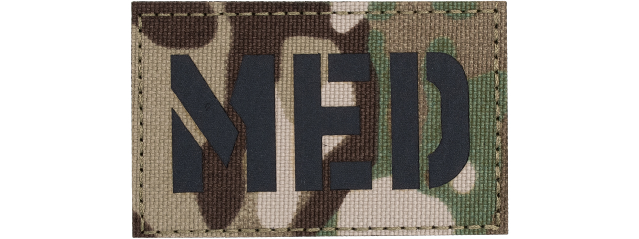 Reflective Fabric MED Patch (Color: Multi-Camo) - Click Image to Close