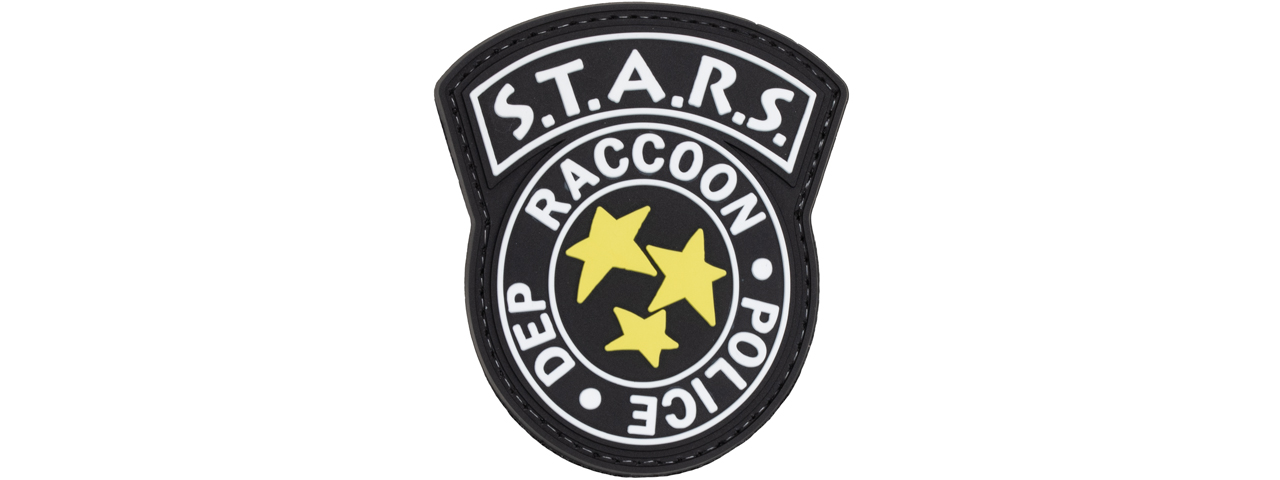 STARS Racoon Police Dep PVC Patch (Color: Black) - Click Image to Close