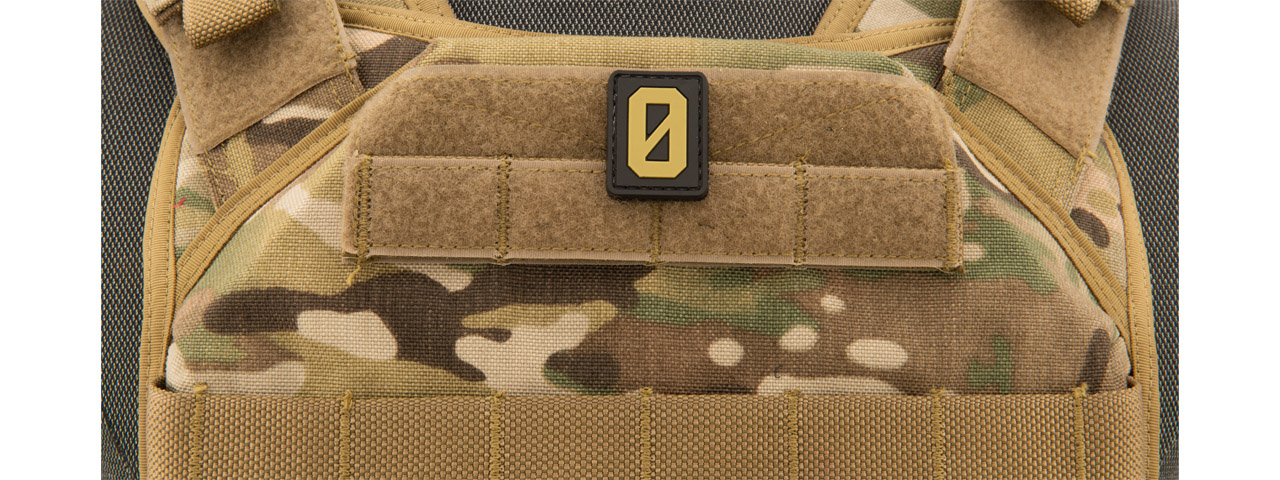 Number 0 PVC Patch (Color: Tan) - Click Image to Close