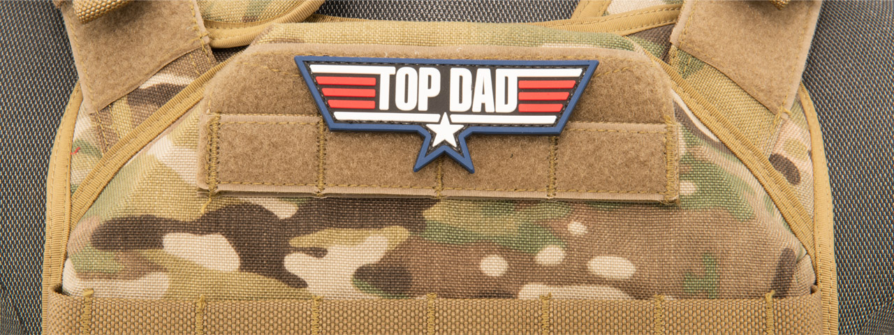 Top Dad PVC Patch - Click Image to Close