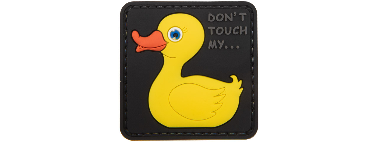 Tactical Rubber Duck PVC Patch (Color: Yellow) - Click Image to Close