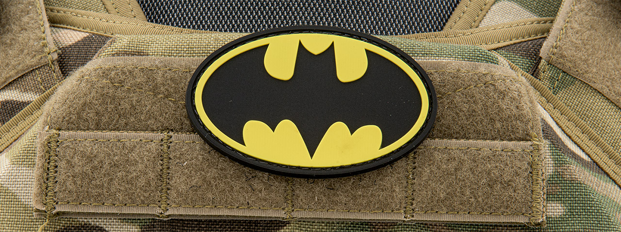 Batman Logo PVC Patch - Click Image to Close