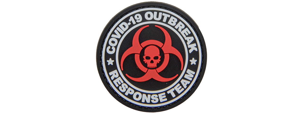 Covid-19 Outbreak Response Team PVC Patch (Color: White) - Click Image to Close