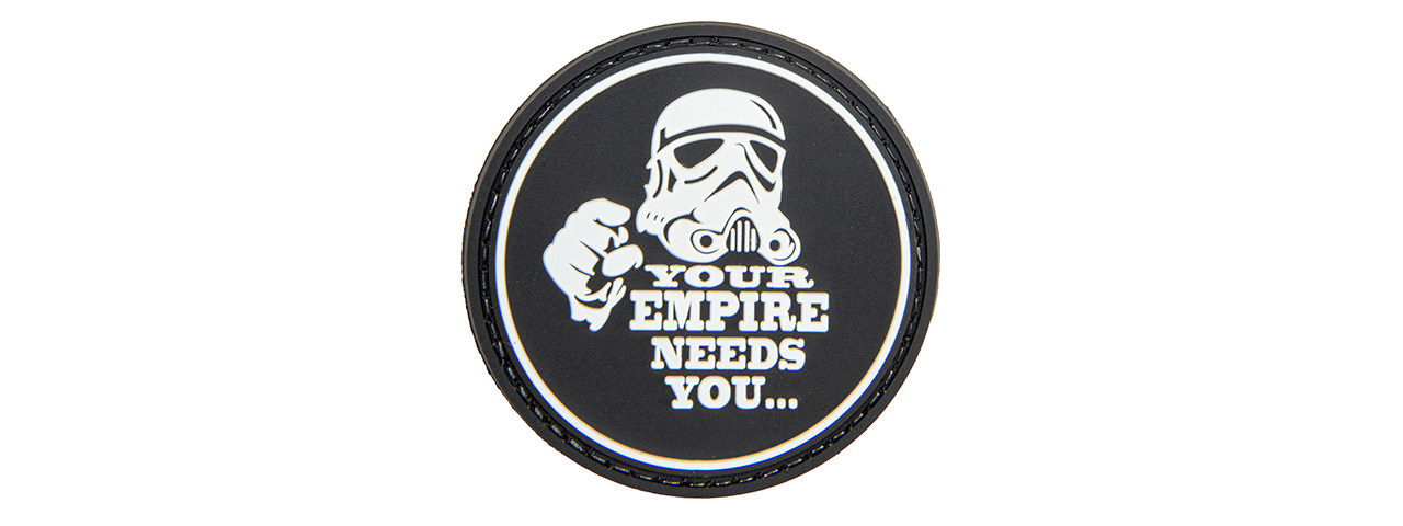 "Your Empire Needs You" PVC Patch (Color: Black) - Click Image to Close