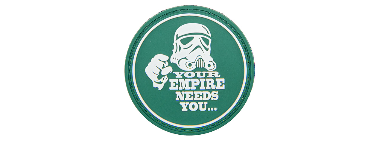 "Your Empire Needs You" PVC Patch (Color: Green) - Click Image to Close