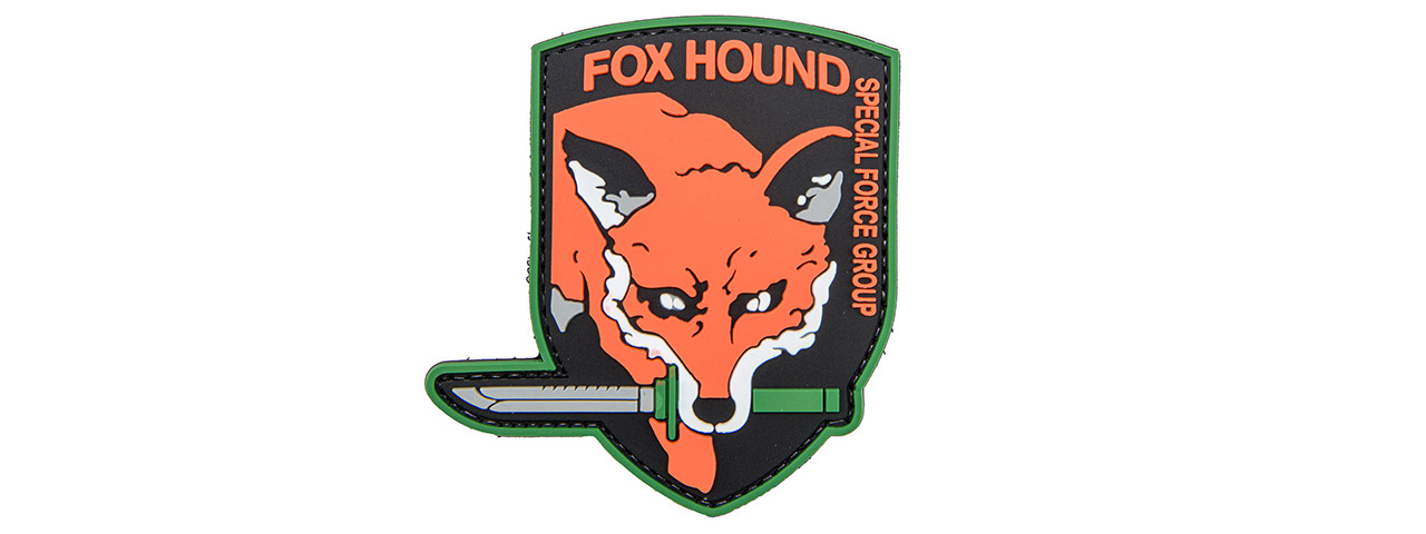 Fox Hound PVC Patch - Click Image to Close