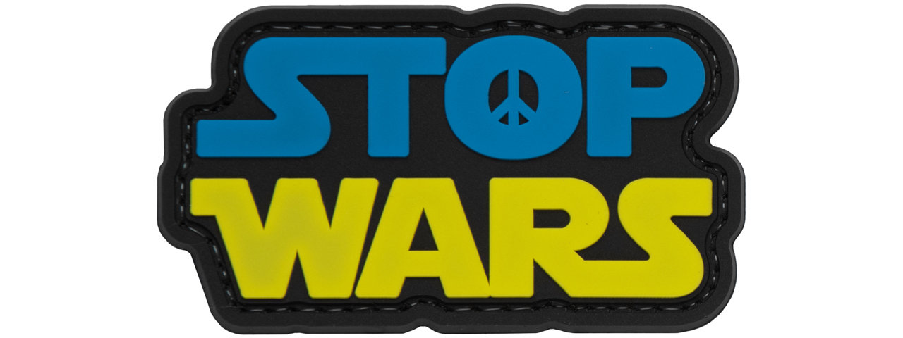 Sentinel Gears "Stop Wars" PVC Morale Patch - Click Image to Close