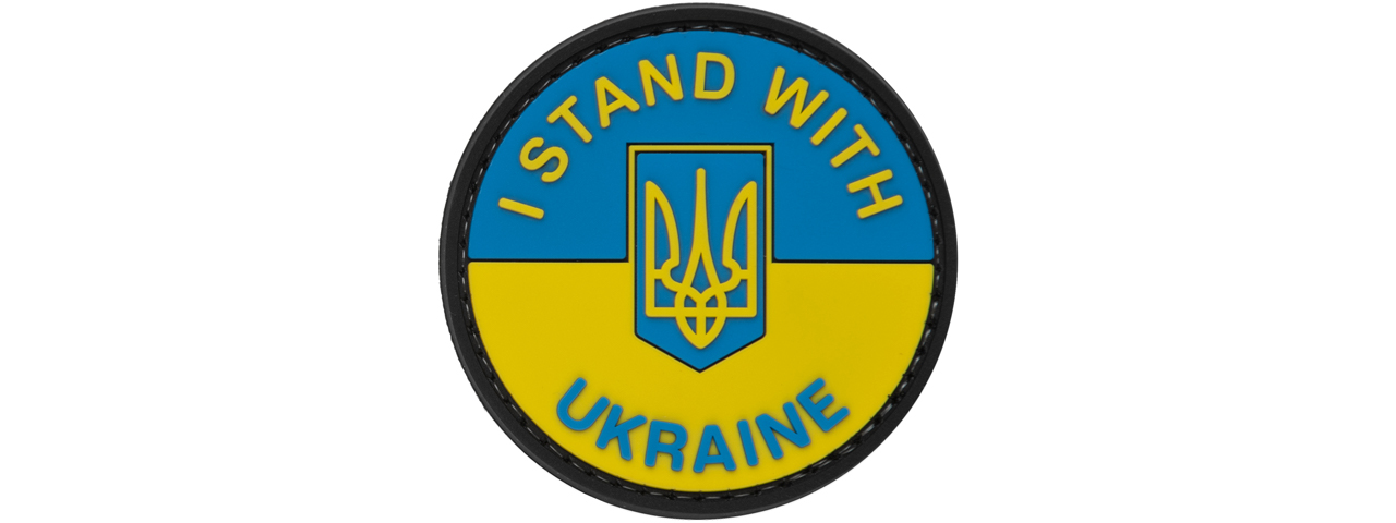 Sentinel Gears "I Stand With Ukraine" PVC Morale Patch - Click Image to Close