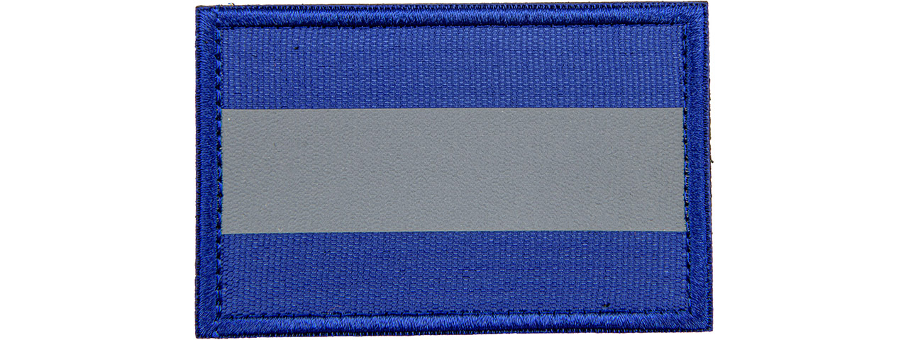 Reflective Blue Background Patch (Color: Blue) - Click Image to Close