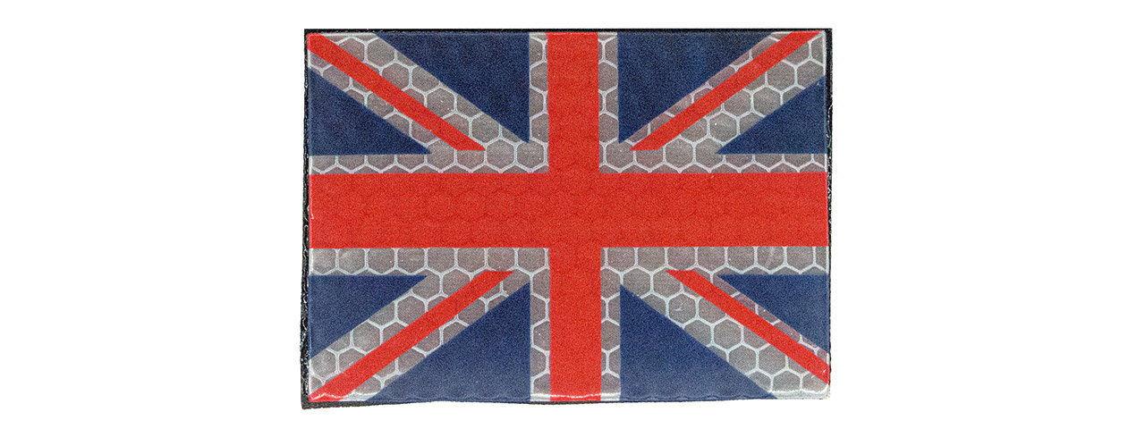 Reflective UK Patch (Full Colors) - Click Image to Close