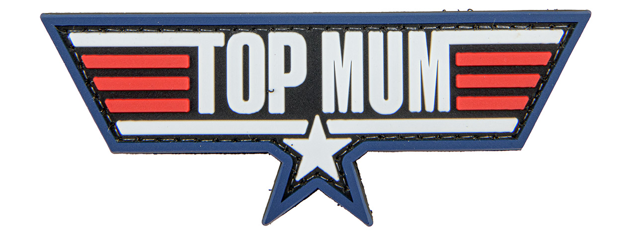 Top Mum PVC Patch - Click Image to Close