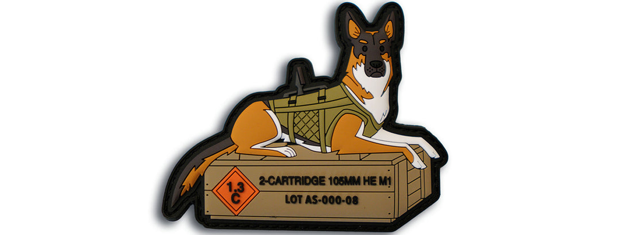 "Stefan" The Tactical Shepard Tactical Dog PVC Morale Patch - Click Image to Close