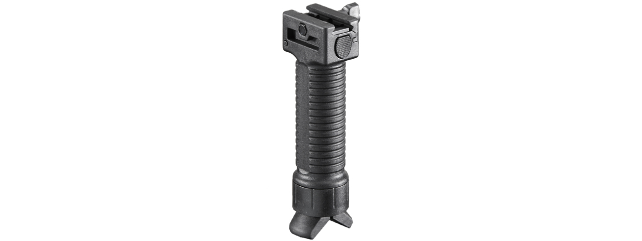 Sentinel Gears Tactical Bipod Fore Grip w/ Hole (Color: Black) - Click Image to Close