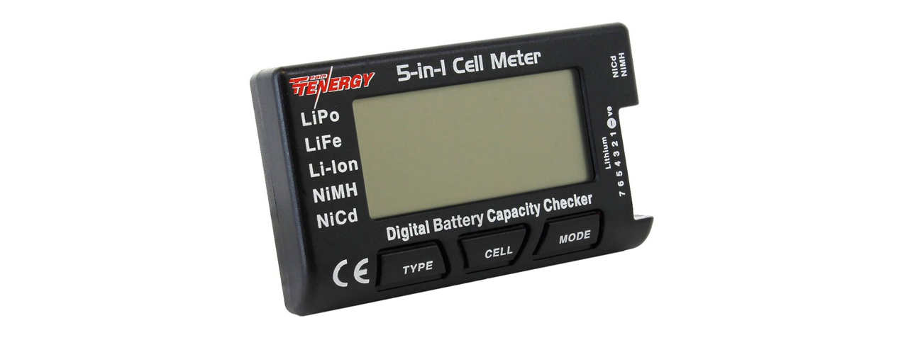 Tenergy 5-in-1 Intelligent Digital Cell Meter - Click Image to Close