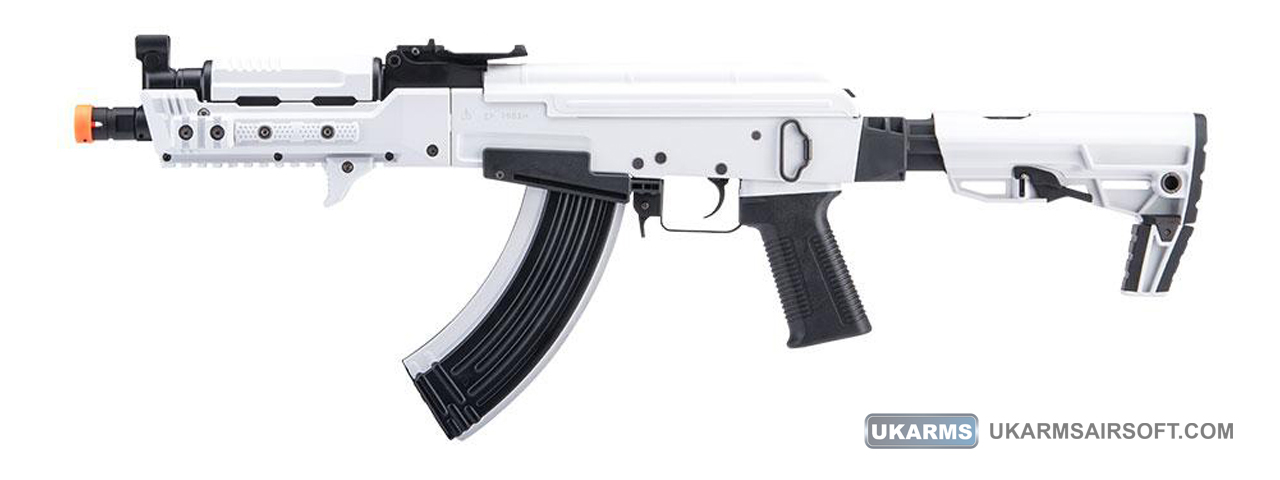 Tokyo Marui AK Storm Next Generation Recoil Shock Airsoft AEG Rifle (Color: White Storm) - Click Image to Close