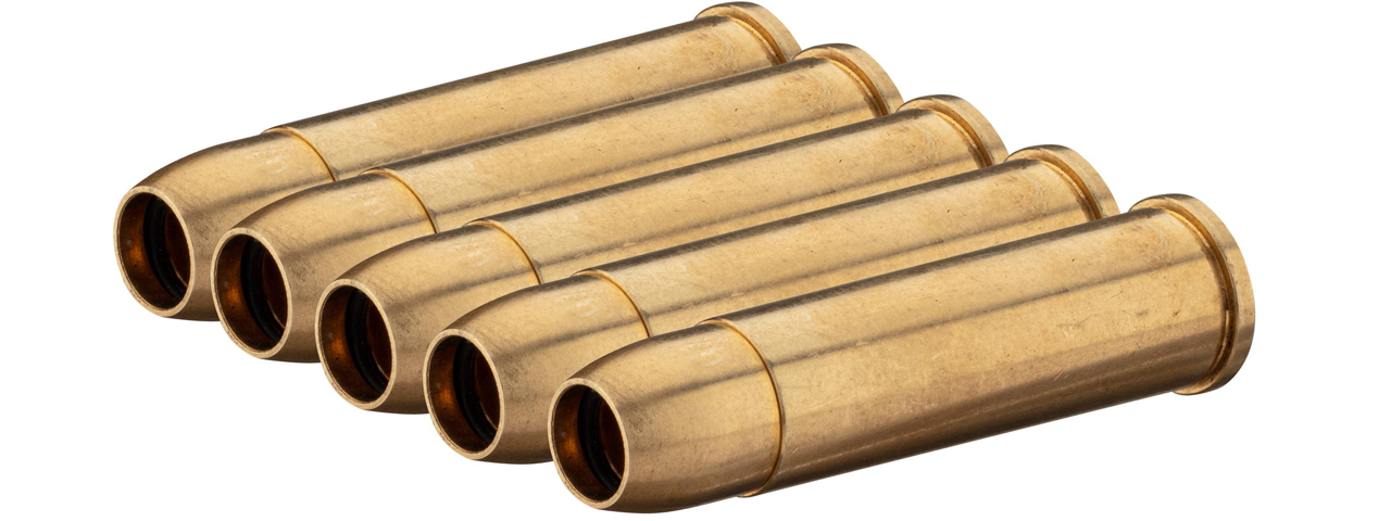 Chiappa Rhino CNC Hi-Precision Brass Shells for Rhino and Dan Wesson 715 CO2 Airsoft Revolver - Click Image to Close