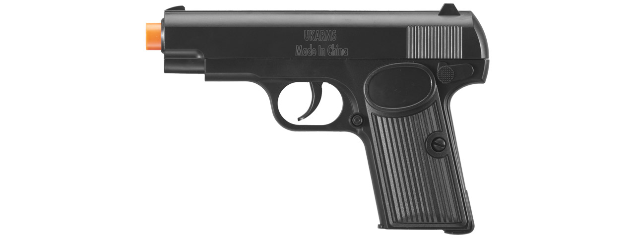 UK Arms Type 54 Heavyweight Spring Airsoft Pistol (Color: Black) - Click Image to Close