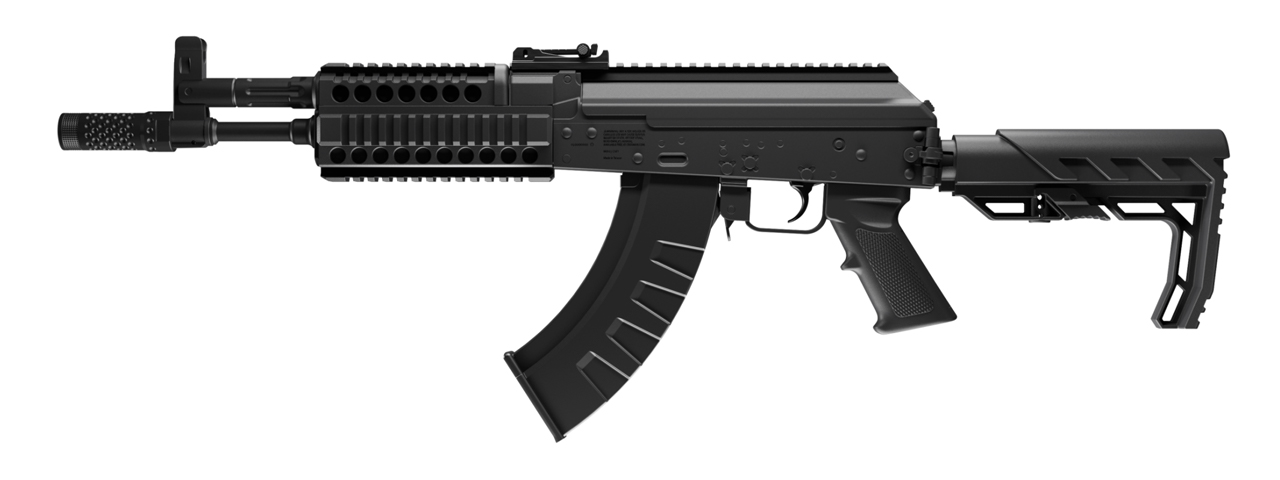 Crosman Full Automatic AK1 .177 Cal Airgun (Color: Black) - Click Image to Close