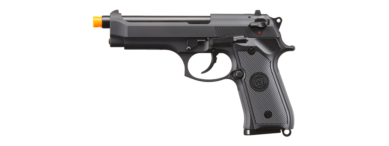 WE-Tech Full Metal M9 Semi Automatic Gas Blowback Pistol (Color: Black) - Click Image to Close