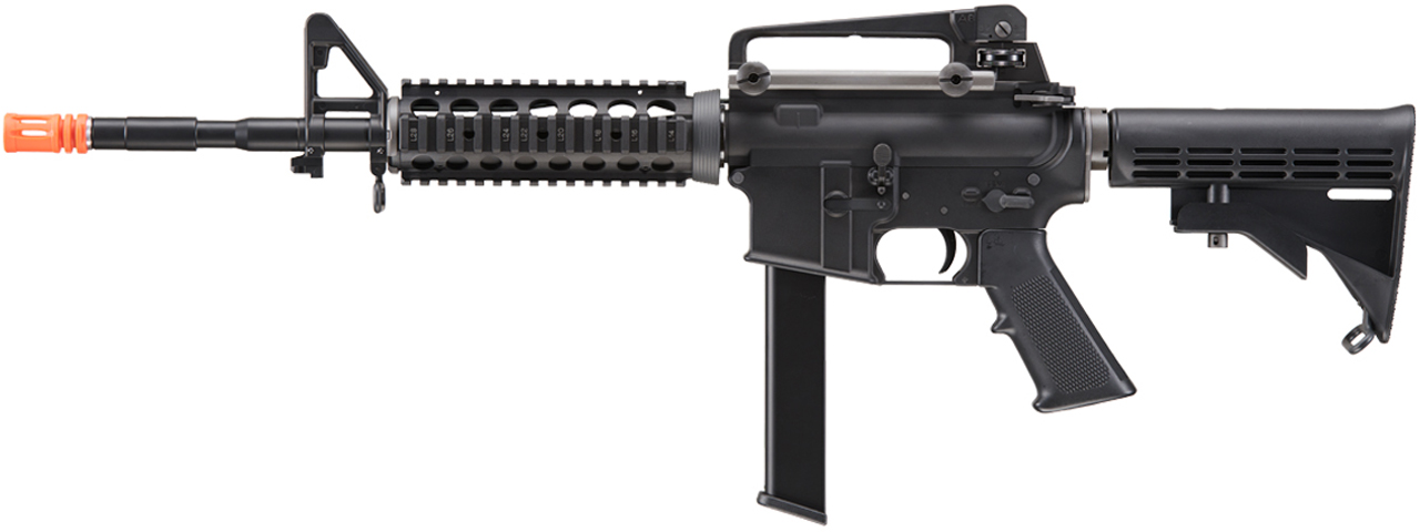 WE-Tech M4 RIS PCC Gas Blowback Airsoft Rifle (Color: Black) - Click Image to Close