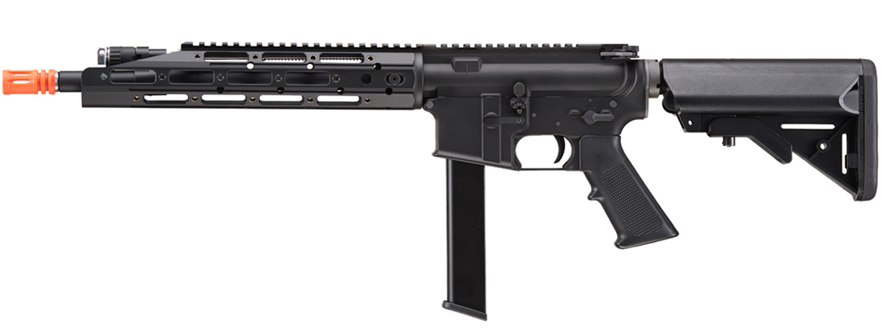 WE-Tech M4 RARS PCC Gas Blowback Airsoft Rifle (Color: Black) - Click Image to Close