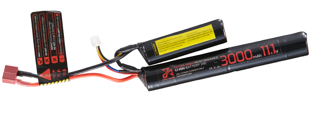 Zion Arms 11.1v 3000mAh Lithium-Ion Nunchuck Battery (Deans Connector) - Click Image to Close