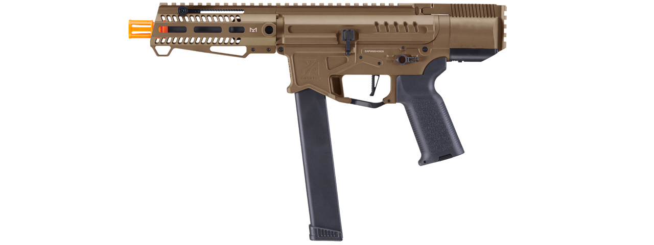 Zion Arms R&D Precision Licensed PW9 Mod 0 Airsoft Rifle (Color: Bronze) - Click Image to Close