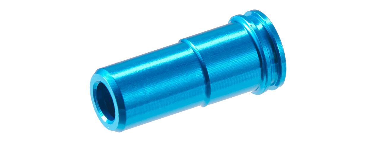 Lancer Tactical 19.7mm CNC Machined Aluminum Air Nozzle for Airsoft AEGs (Color: Blue) - Click Image to Close