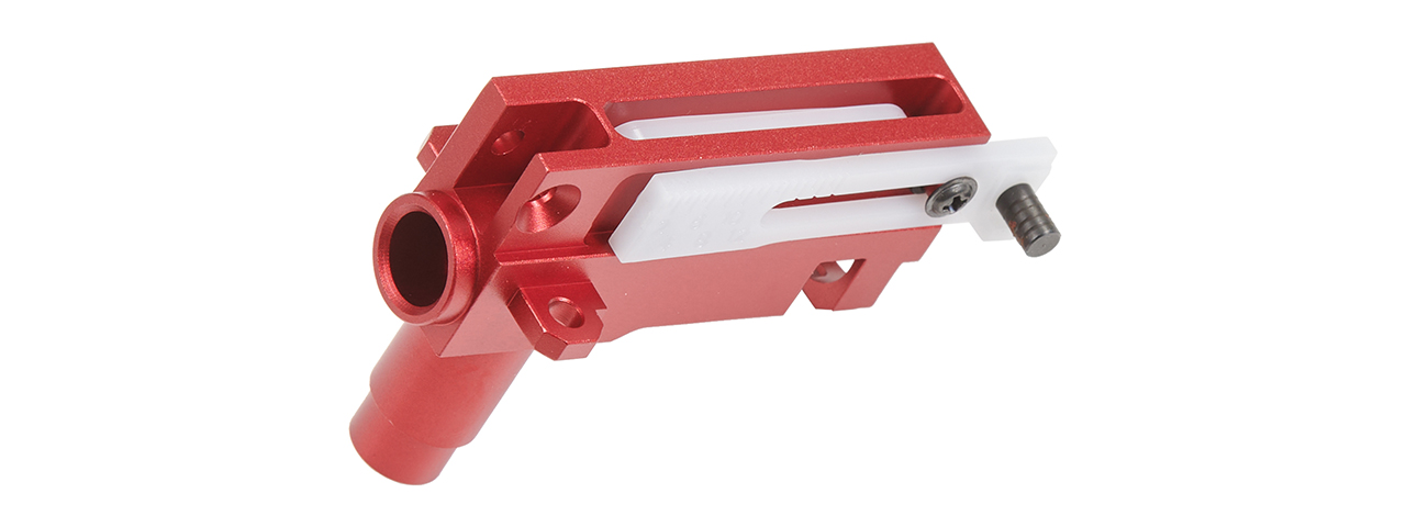 Lancer Tactical CNC Machined Aluminum Hop-Up Unit for AK Series Airsoft AEGs (Color: Red) - Click Image to Close