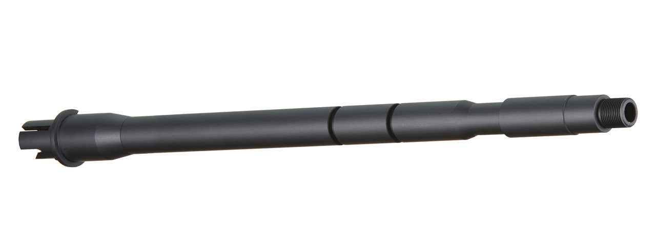 Lancer Tactical 13" One-Piece Aluminum Outer Barrel (Color: Black) - Click Image to Close