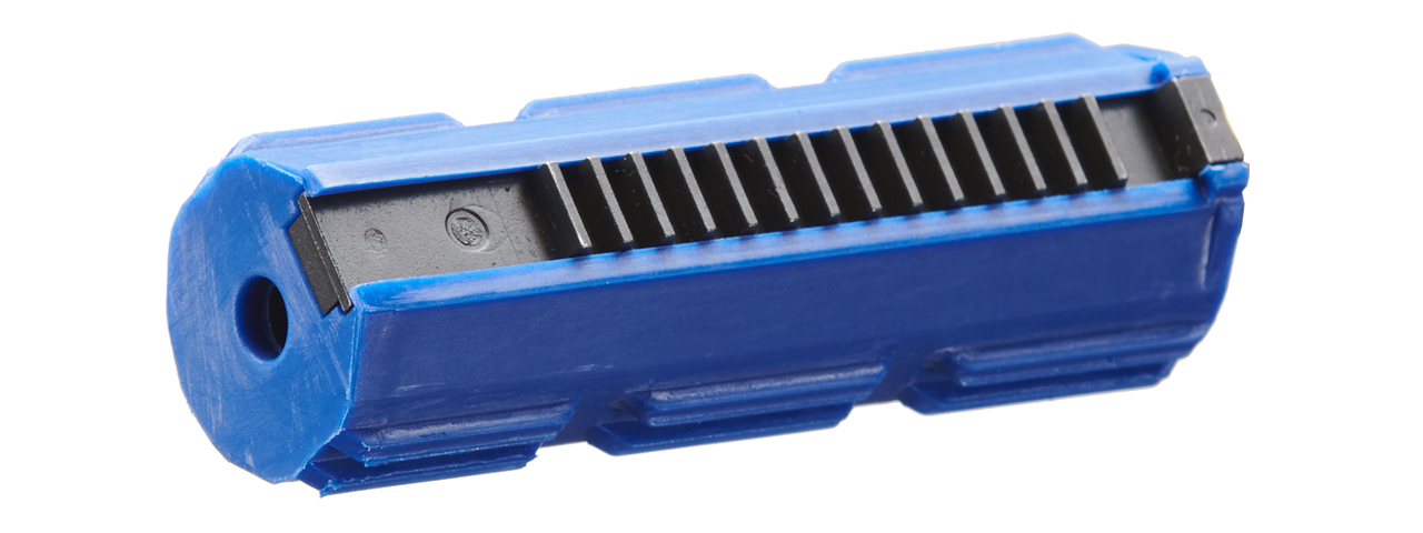 Lancer Tactical 14 Teeth Reinforced Polycarbonate Full Stroke Piston with Steel Teeth (Color: Blue) - Click Image to Close