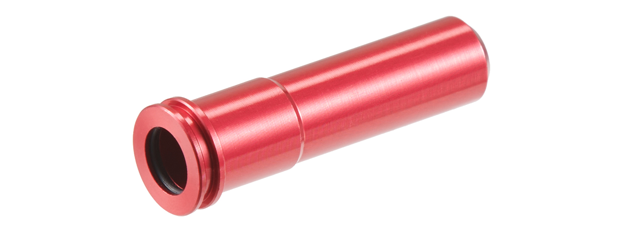 Lancer Tactical 29.3mm CNC Machined Aluminum Air Nozzle for Airsoft AEGs (Color: Red) - Click Image to Close